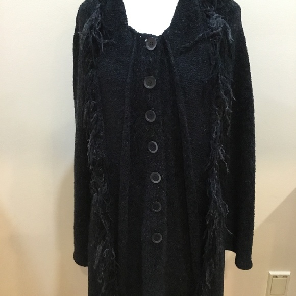 Longline Cardigan w/Scarfe Size 14 - Picture 4 of 10